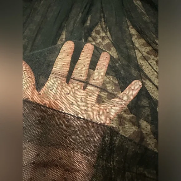 Free People Black Sheer Spaghetti Strap maxi Dress - Picture 13 of 17